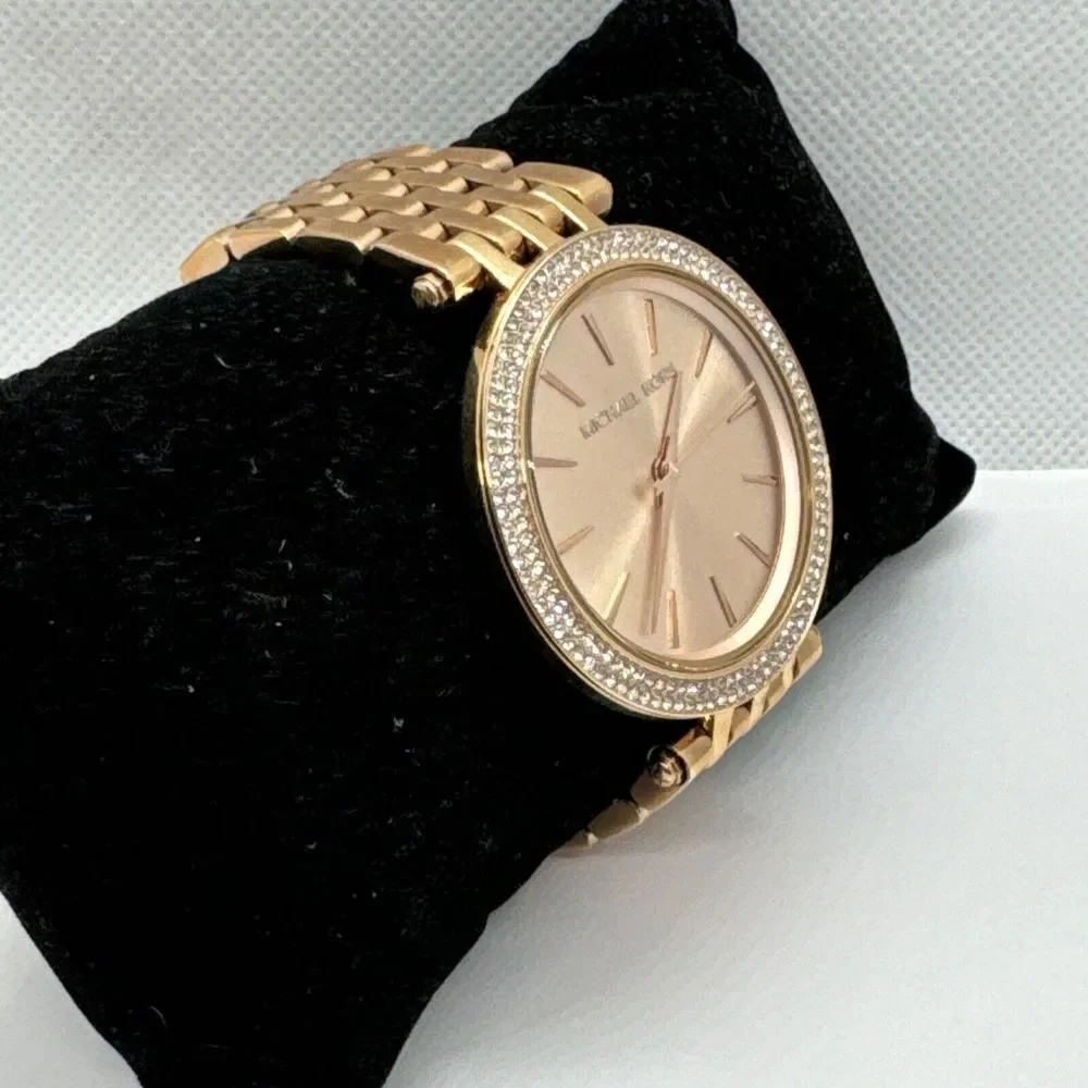 Michael Kors Darci MK3192 Women Rose Gold Analog Dial Quartz Wrist Watch JNA284